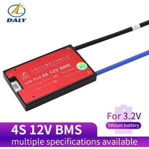 Daly 18650 BMS 4S 12V 15A 20A 30A 40A 50A 60A Waterproof BMS For Rechargeable Lifepo4 Battery With Same Port for lithium battery