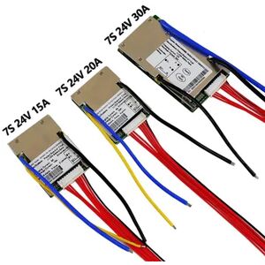 Li-ion battery BMS 7S 24V 15A, 20A and 30A BMS For 24V lithium ion battery pack With balance function