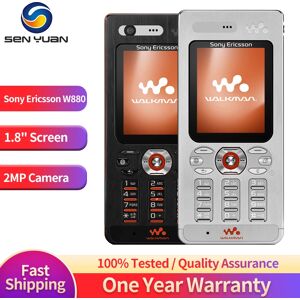 Original Sony Ericsson W880 W880i 3G Mobile Phone 1.8'' TFT Screen 2MP Camera Bluetooth 950mAh Battery Classic CellPhone