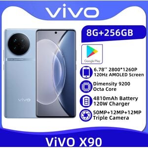 VIVO X90 5G NFC Dimensity 9200 Octa Core 6.78'' 120Hz AMOLED Screen 50MP Triple Camera 4810mAh Battery 120W  Charger