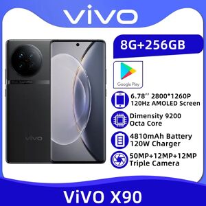 VIVO X90 5G NFC Dimensity 9200 Octa Core 6.78'' 120Hz AMOLED Screen 50MP Triple Camera 4810mAh Battery 120W  Charger