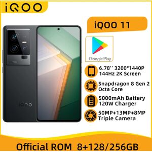 iQOO 11 5G Snapdragon 8 Gen 2 6.78'' 144HZ 2K AMOLED Screen 50MP Triple Camera 5000mAh Battery 120W Super Charger NFC