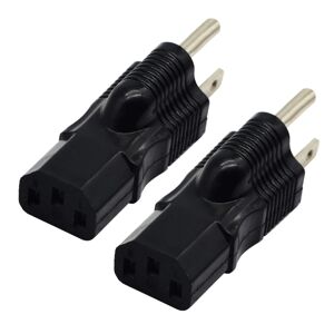 5-15P to C13 Plugs Power Adapter Plug Converters 16A/110-250V High Power Plug Adaptors 3Prong Plug to 5-15P Converters