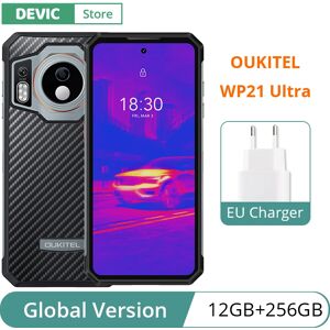 Global Version OUKITEL WP21 Ultra Smartphone 9800mAh Battery InfiRay Thermal Imaging 120Hz 6.78" Display Helio G99 64MP Camera