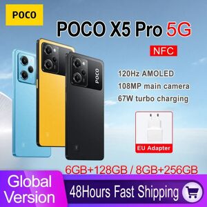 Global Version POCO X5 Pro 5G Smartphone 128GB/256GB NFC Snapdragon 778G 6.67" Flow AMOLED DotDisplay 108MP 67W  Charging