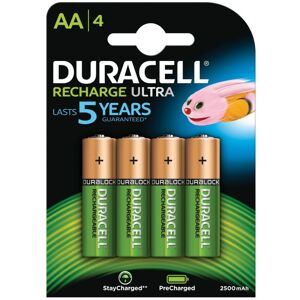 Duracell - Stay Chaged Stay Chaged Pem aa Rechageable Batteies (Pack-4)