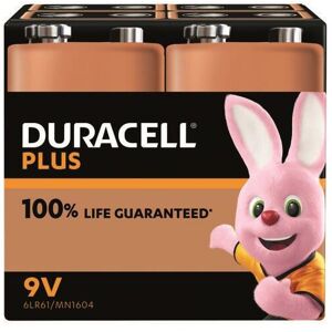 VOW - Duracell Plus 9V Battery Pk4 - DU14230