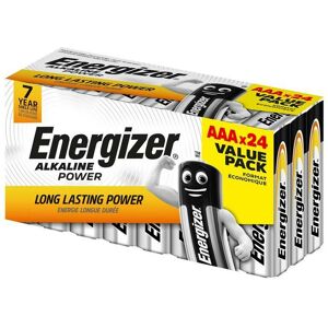 Energizer Aaa Cell Alkaline Power Batteries (Pack 24) - ENGPOWAAA24