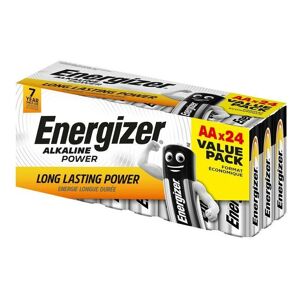 Energizer Aa Cell Alkaline Power Batteries (Pack 24) - ENGPOWAA24