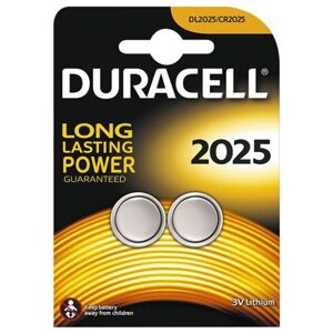 Duracell Lithium Coin Cell Battery - CR2025 Card of 2