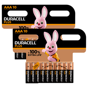 Duracell Plus AAA LR03 Batteries Bulk   20 Pack