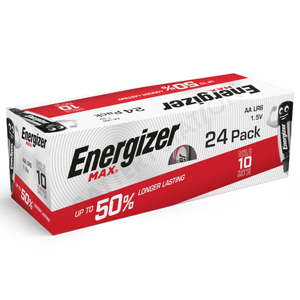 Energizer Max AA LR6 Alkaline Batteries   24 Pack