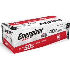 Energizer Max AAA LR03 Alkaline Batteries   40 Pack