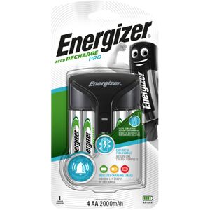 Energizer Pro Charger   Inc 4 x AA 2000mAh Rechargeable Batteries