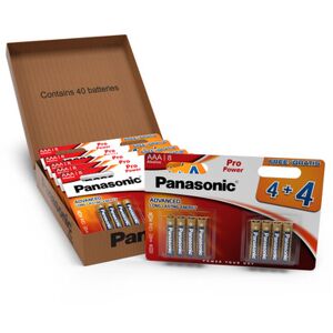Panasonic Pro Power AAA LR03 Batteries   40 Pack