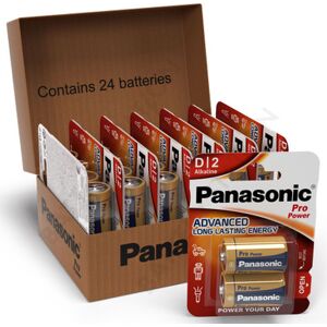 Panasonic Pro Power D LR20 Batteries   24 Pack