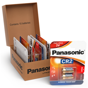 Panasonic CR2 Lithium Photo Battery   10 Pack