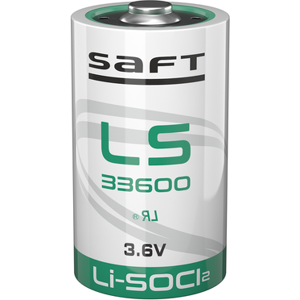 Saft LS33600 D Li-SOCl2 Lithium Battery   1 Pack