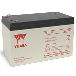 Yuasa NP7-12 VRLA Sealed Lead Acid Battery   1 Pack