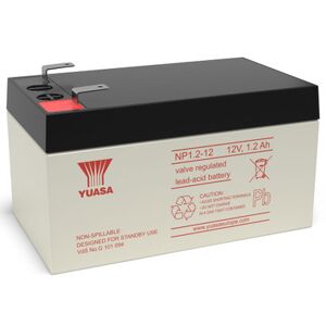 Yuasa NP1.2-12S VRLA Sealed Lead Acid Battery   1 Pack