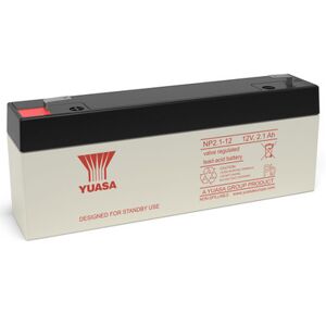 Yuasa NP2.1-12 VRLA Sealed Lead Acid Battery   1 Pack