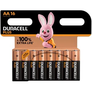 Duracell Plus AA LR6 Batteries   16 Pack