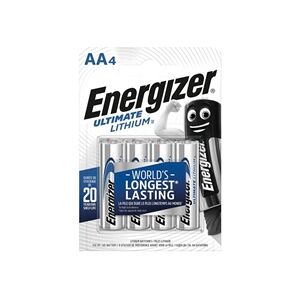 Energizer Ultimate AA Lithium Battery (4 Pack)