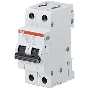 ABB S200 Circuit Breaker Z Type, 1P+N Pole 40A System Pro M Compact DIN Rail Mount