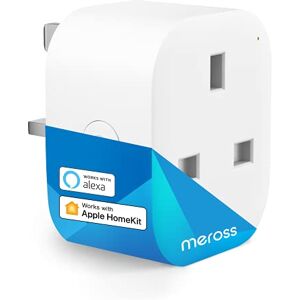 Smart Plug Mini - meross 13A Wi-Fi Plugs Compatible with HomeKit, Alexa, Google Home, SmartThings Wireless Remote Control Timer Plug No Hub Required (1 Pack)