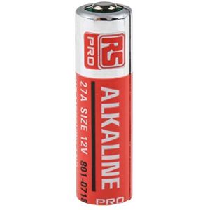 Battery A27, 12V, RS Pro, Alkaline, 25 mAh