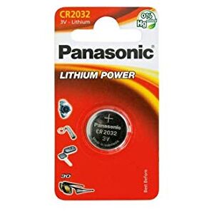 Panasonic – Cell Power CR2032 – BATTERY, CR2032, Li 220 mAh, CR2032L/1BP