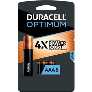 Duracell Optimum AAA Batteries 8 Count Long Lasting Triple A Battery Alkaline AAA Battery