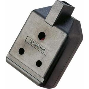 MASTERPLUG Trailing Socket 15A 3 Pin Round Blk by Game Points Direct