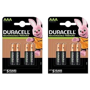 Duracell AAA Pre-Charged Rechargeable Batteries - Pack of 8