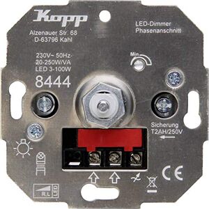 Kopp 844400008 LED Dimmer Push Toggle Switch