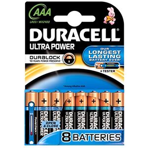 Duracell Ultra 8 x AAA Batteries