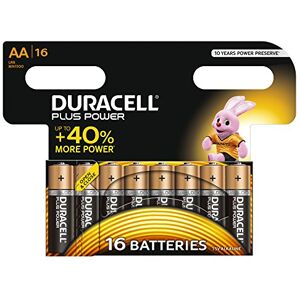 Duracell Plus Power Alkaline Battery – AA Battery – 16