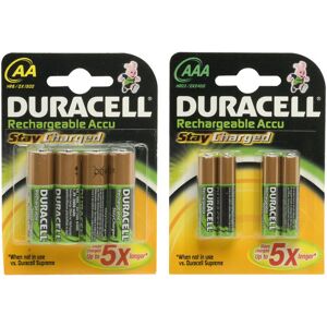 Duracell 5000394203822 ACTIVE AAA 4PK Rechargeable Batteries 900mA...