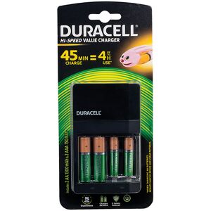 Duracell 5000394001459 Battery Charger with 2 AA &amp; 2 AAA Batteries...