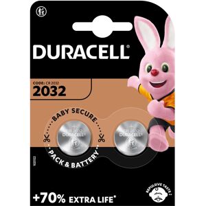 2 x Duracell CR2032 Batteries 3V Lithium Coin Cells DL2032