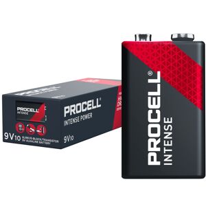 Duracell Procell Intense Power 9V 6LR61 Batteries Box of 10