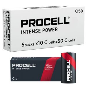 Duracell Procell Intense C LR14 PX1400 Batteries   Box of 50