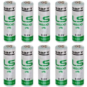 10 x Saft LS14500 3.6v AA Lithium Batteries Li-SOCl2 LS-14500