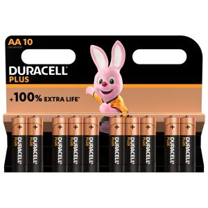 Duracell Plus AA LR6 MN1500 Batteries   10 Pack