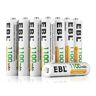 EBL AAA 1100mAh Ni-MH Rechargeable Batteries, 8 Pack AAA Batteries