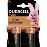 Duracell C Plus Battery  ~ Pack of 2