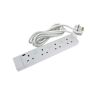 CED 4-Way Extension Lead White