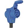 Brennenstuhl Angle Coupling CEE 230V 16A Schuko Socket Outlet Blue