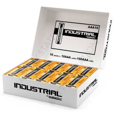 Industrial By Duracell (Procell) AAA LR03 ID2400 Batteries   Box of 100