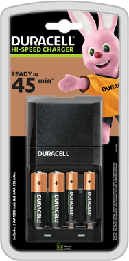 Duracell Hi-Speed Advanced Battery Charger CEF27 inc Batteries